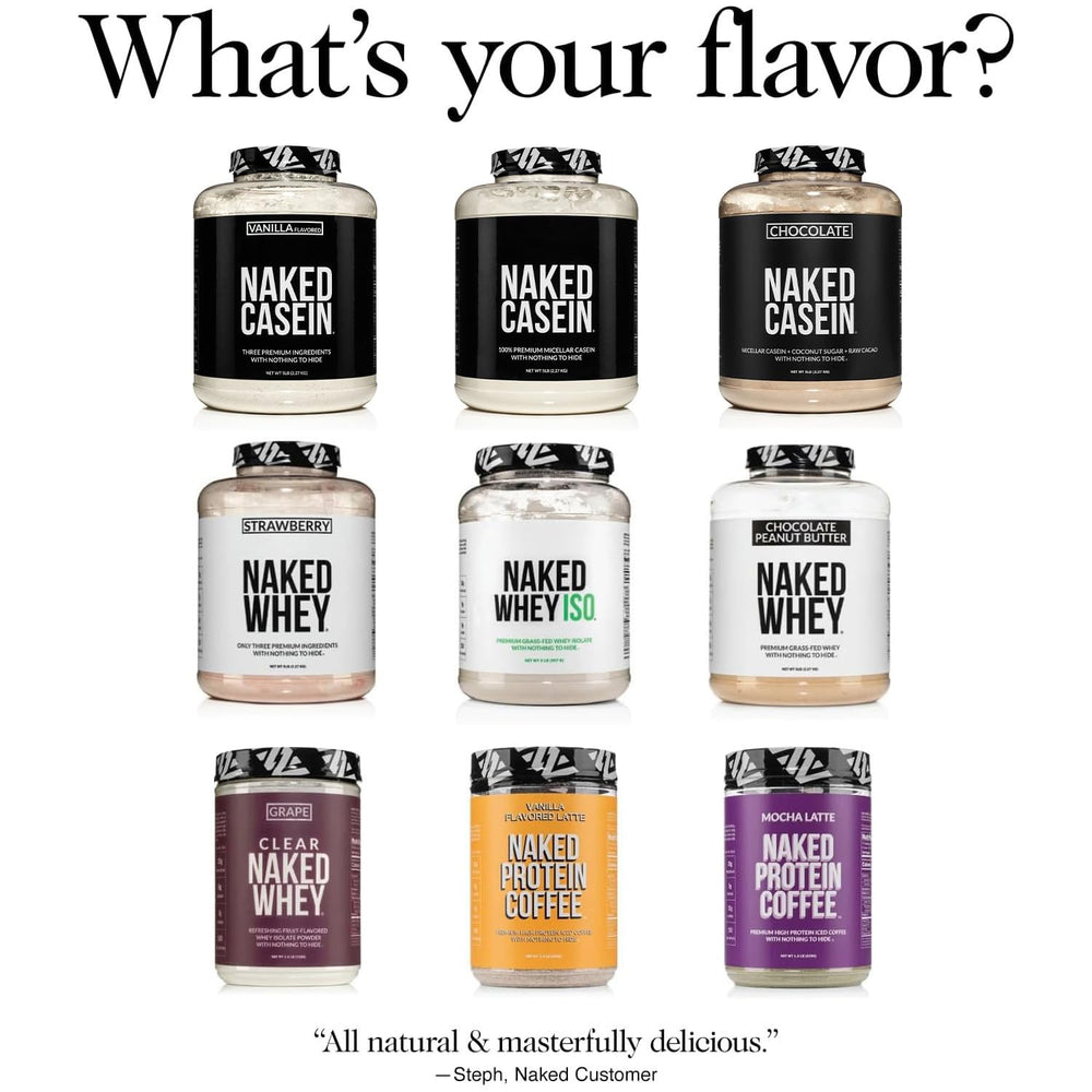 NAKED Chocolate Casein_US farm sourcing label indicating clean ingredients
