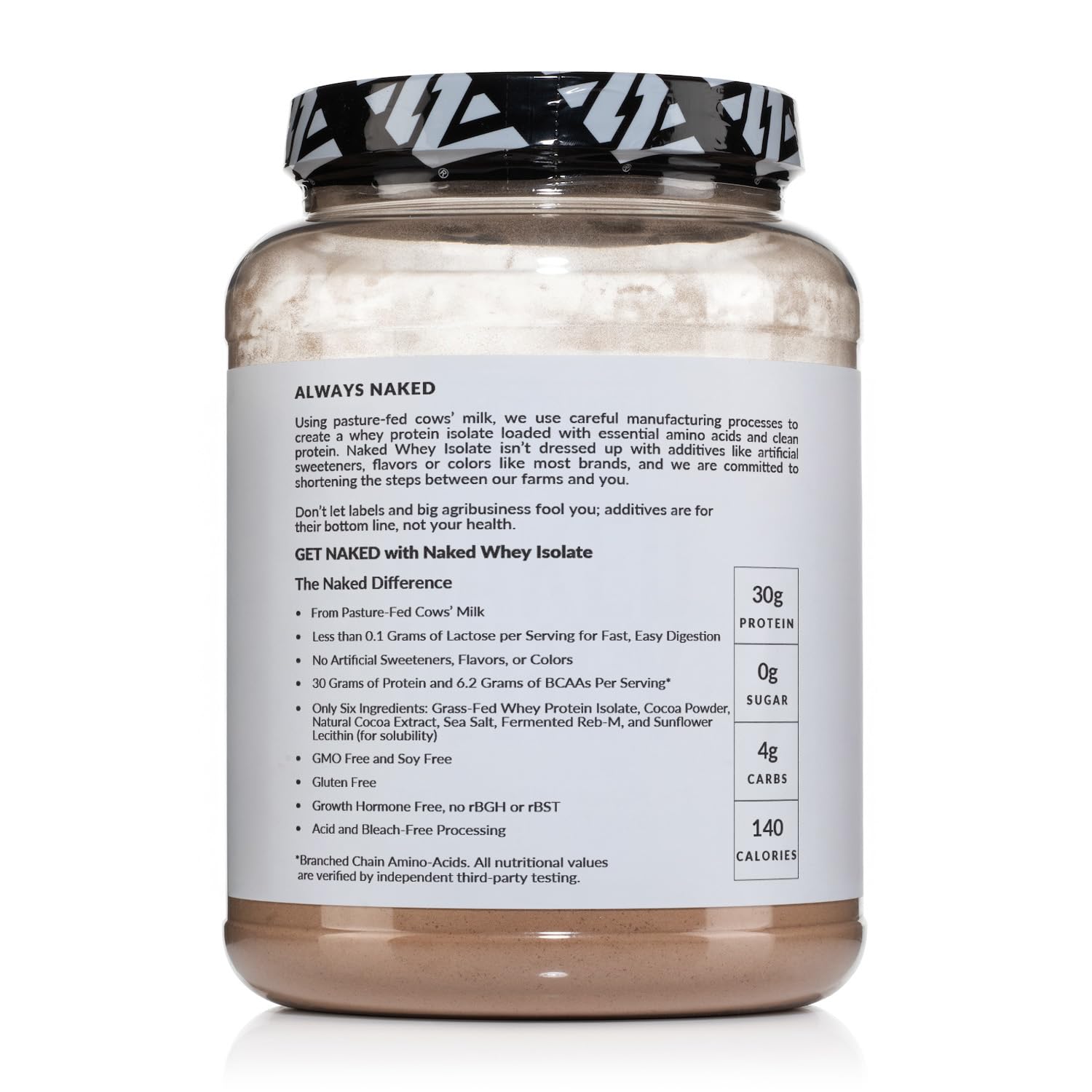 No artificial flavors signal a clean, GMO-free protein option.