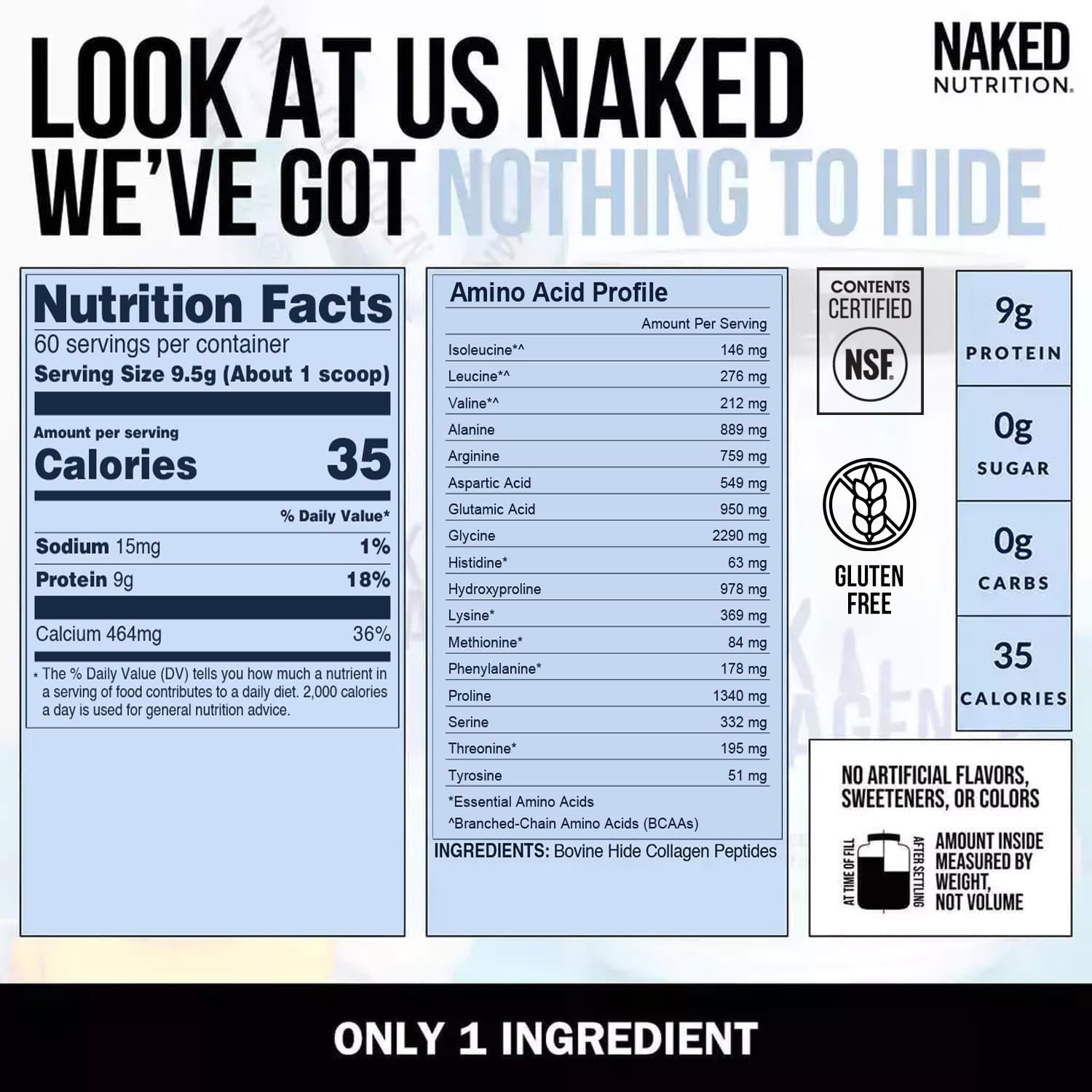 NAKED Collagen Peptides coffee mix blending into morning drink smoothly.