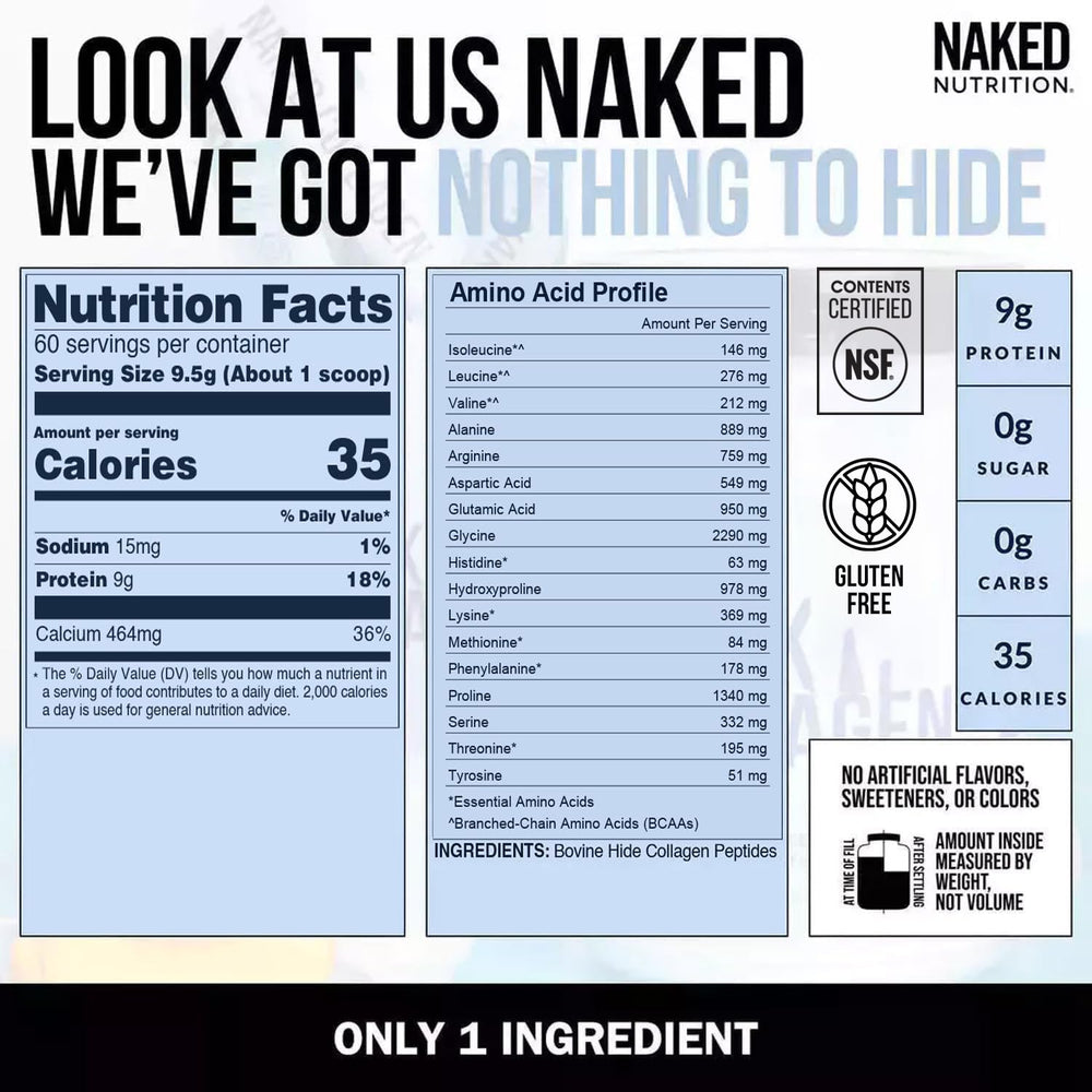 NAKED Collagen Peptides coffee mix blending into morning drink smoothly.