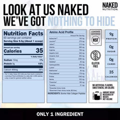 NAKED Collagen Peptides coffee mix blending into morning drink smoothly.