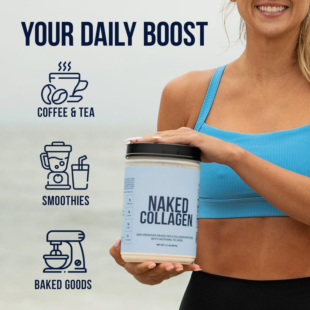 NAKED Collagen Stick Packs dissolves easily in hot coffee or tea.