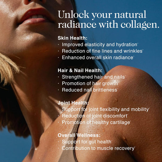 NAKED Collagen Stick Packs unflavored powder ready to blend into drinks.