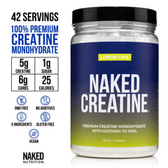 NAKED fast-dissolving creatine in water
