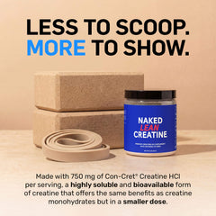 NAKED Lean Creatine HCl Powder with electrolytes supports muscle cell hydration.