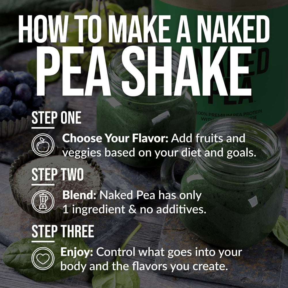 NAKED Pea dairy-free icon highlighting dairy-free protein option
