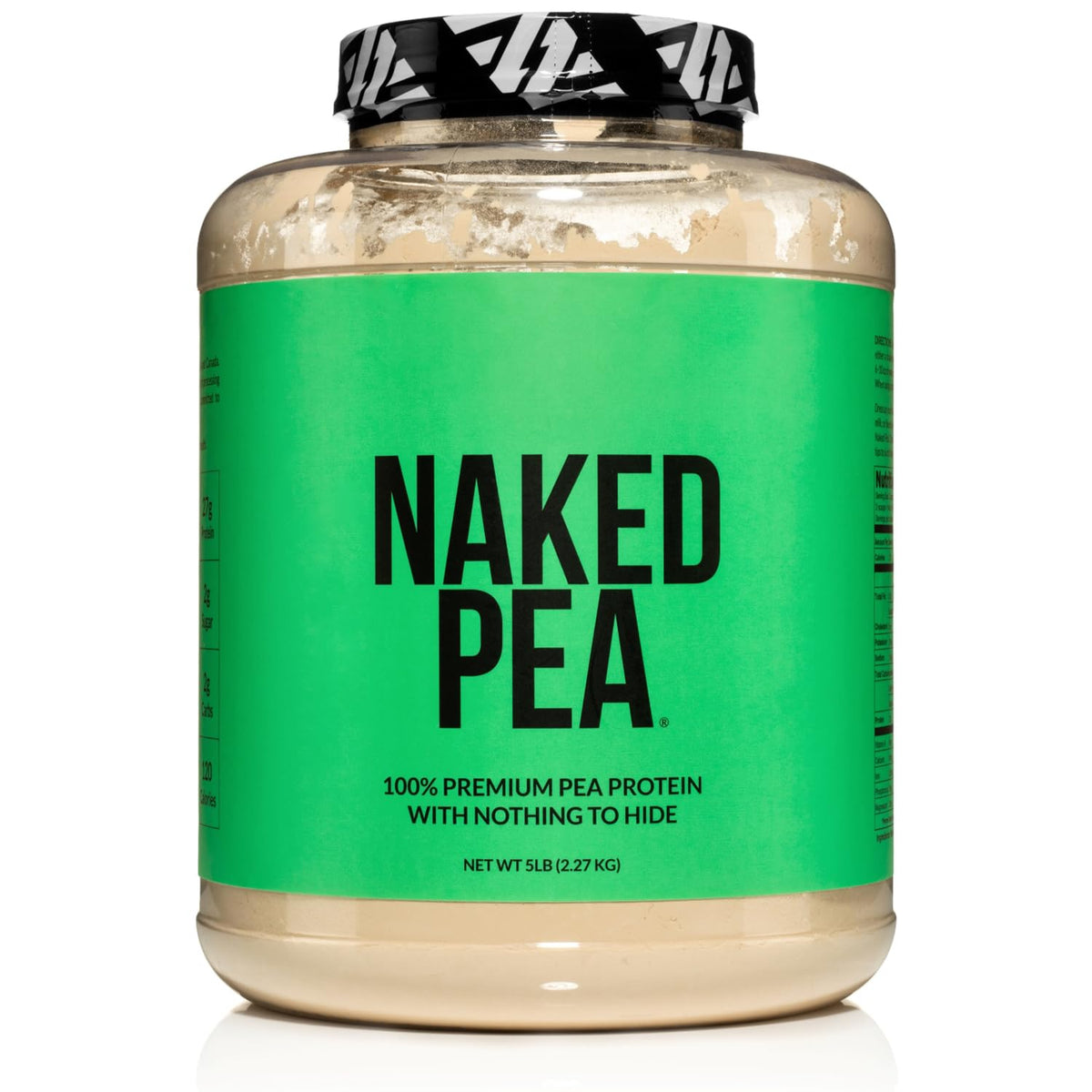 NAKED Pea powder bag front shows pure ingredient for clean vegan protein