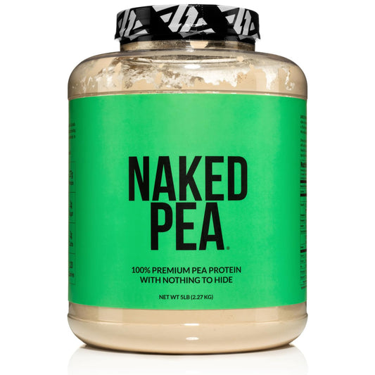NAKED Pea powder bag front shows pure ingredient for clean vegan protein