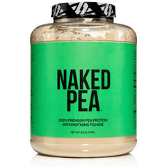 NAKED Pea powder bag front shows pure ingredient for clean vegan protein