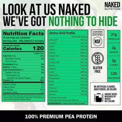 NAKED Pea shake cup for easy post-workout mix