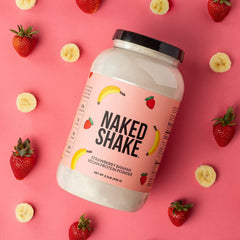 NAKED Shake gluten-free and soy-free packaging highlights allergy-friendly option.