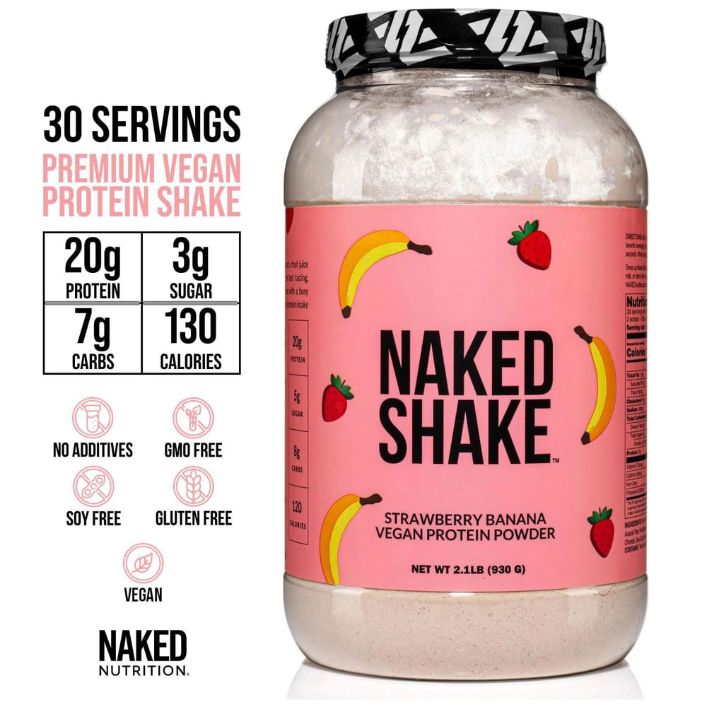 NAKED Shake natural fruit juice close-up emphasizes flavorful, natural sweetness.