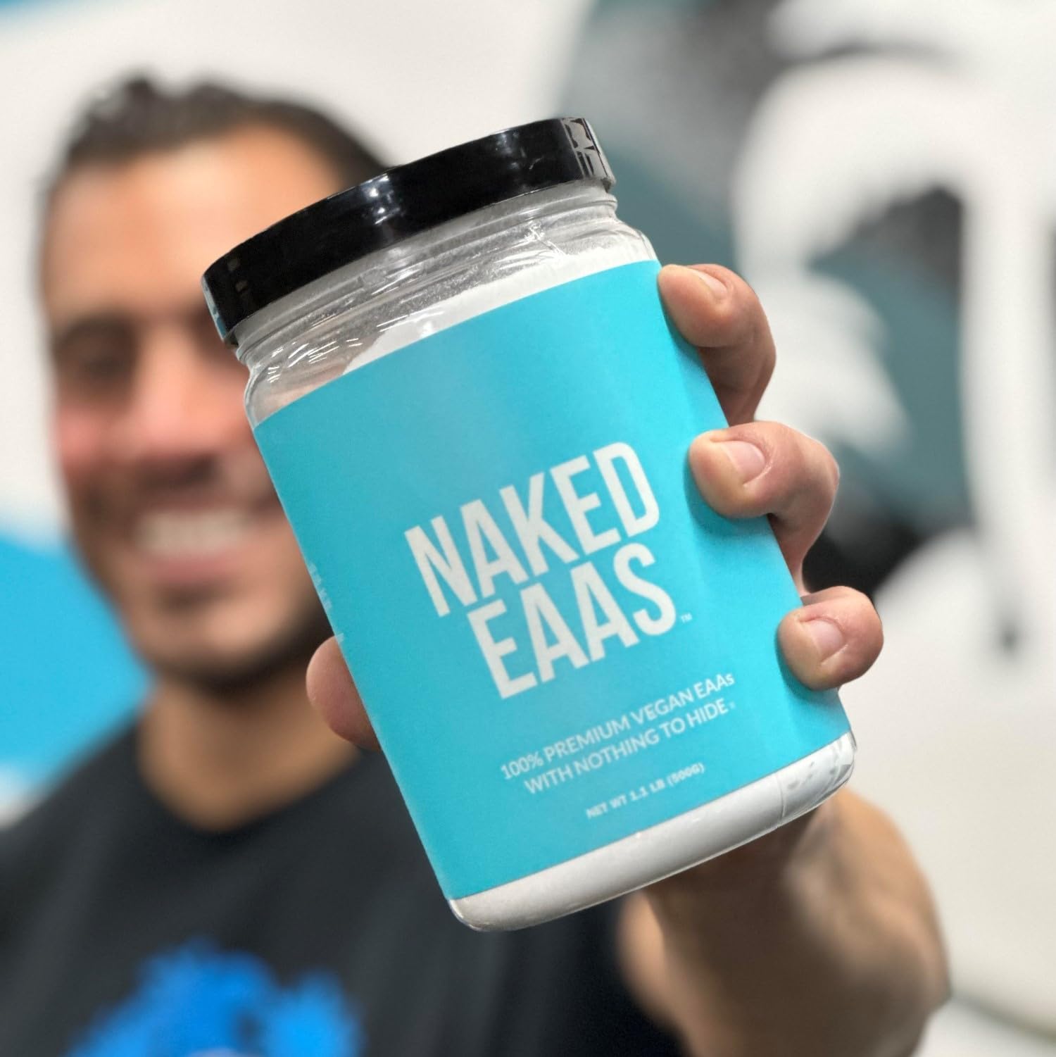 NAKED Strawberry Lemonade EAAs packaging for natural vegan amino acids