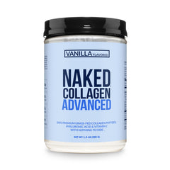 NAKED Vanilla Collagen Advanced vanilla scoop: perfect morning protein boost in coffee