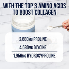 NAKED Vanilla Collagen powder in a shaker for post-workout mix.