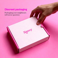 Nancy Hello Nancy Massager waterproof mini ideal for shower or bath routines.