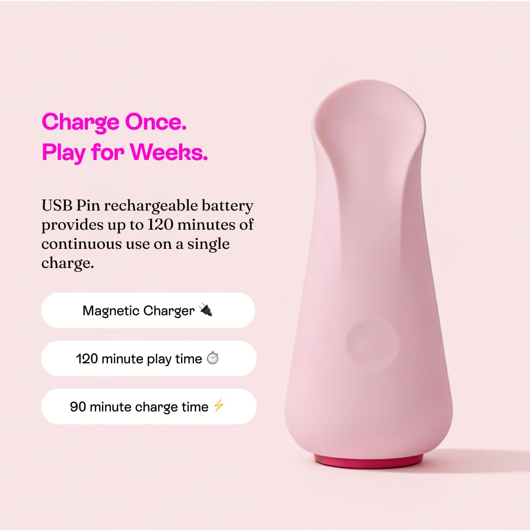 Hello Nancy Uno waterproof rechargeable body allows easy cleaning and safe use.