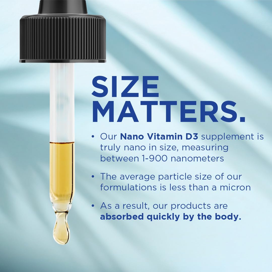 Nanoceutical Solutions Nano D3 supports bone and muscle benefits