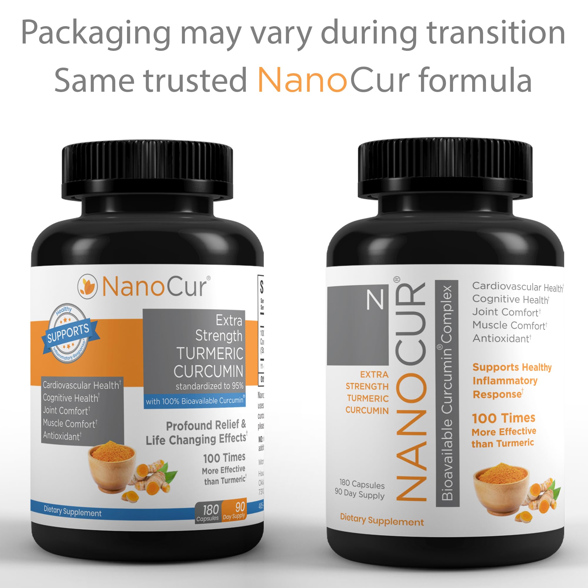 Nanocur capsules close-up for easy daily use.