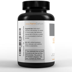 Nanocur piperine-free icon communicates pepper-free formulation.
