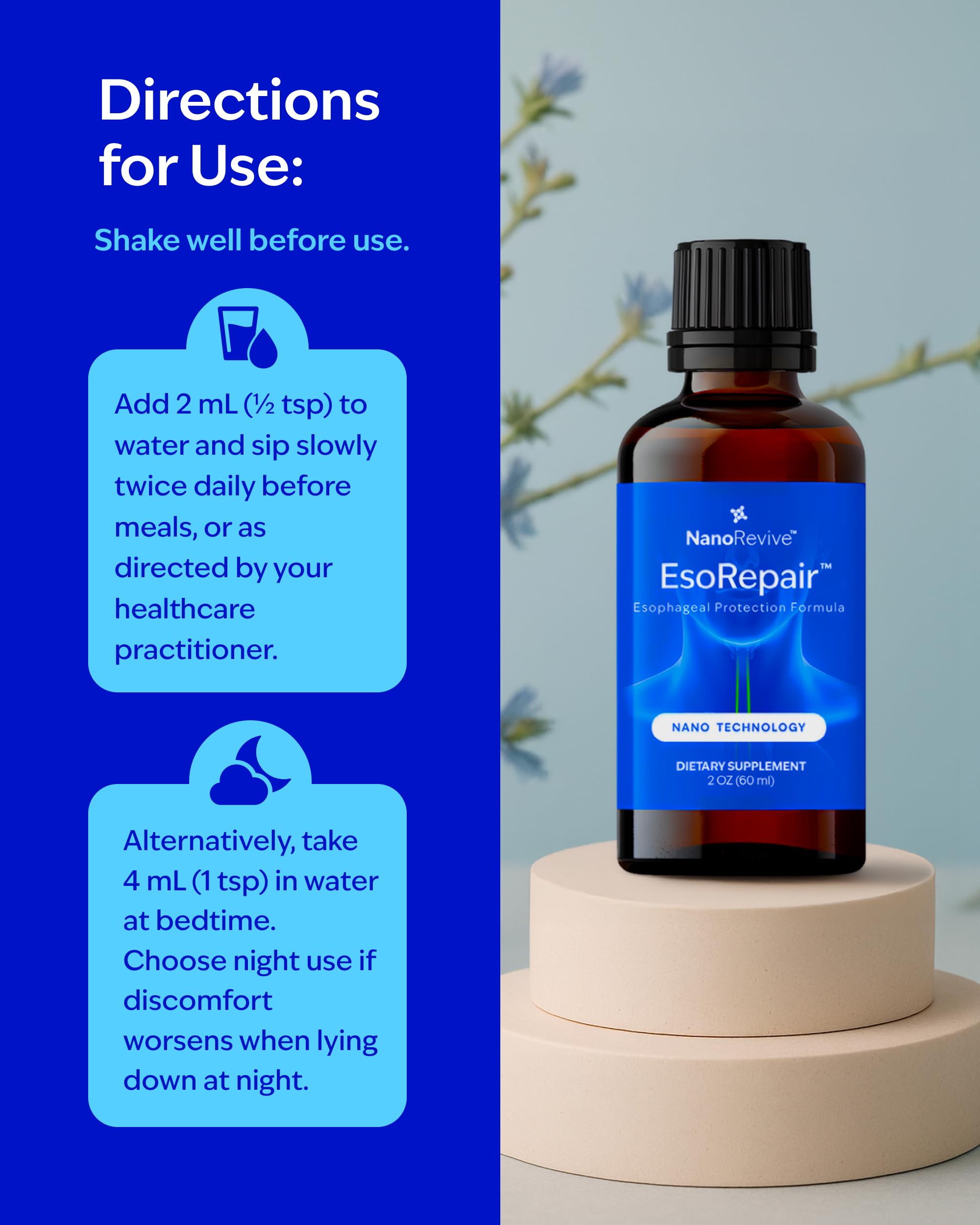 NANOREVIVE EsoRepair packaging supports clean storage and handling.