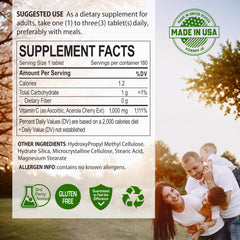 NANOWELL Acerola Cherry Vitamin C 1000mg packaging box confirms 540-count value.