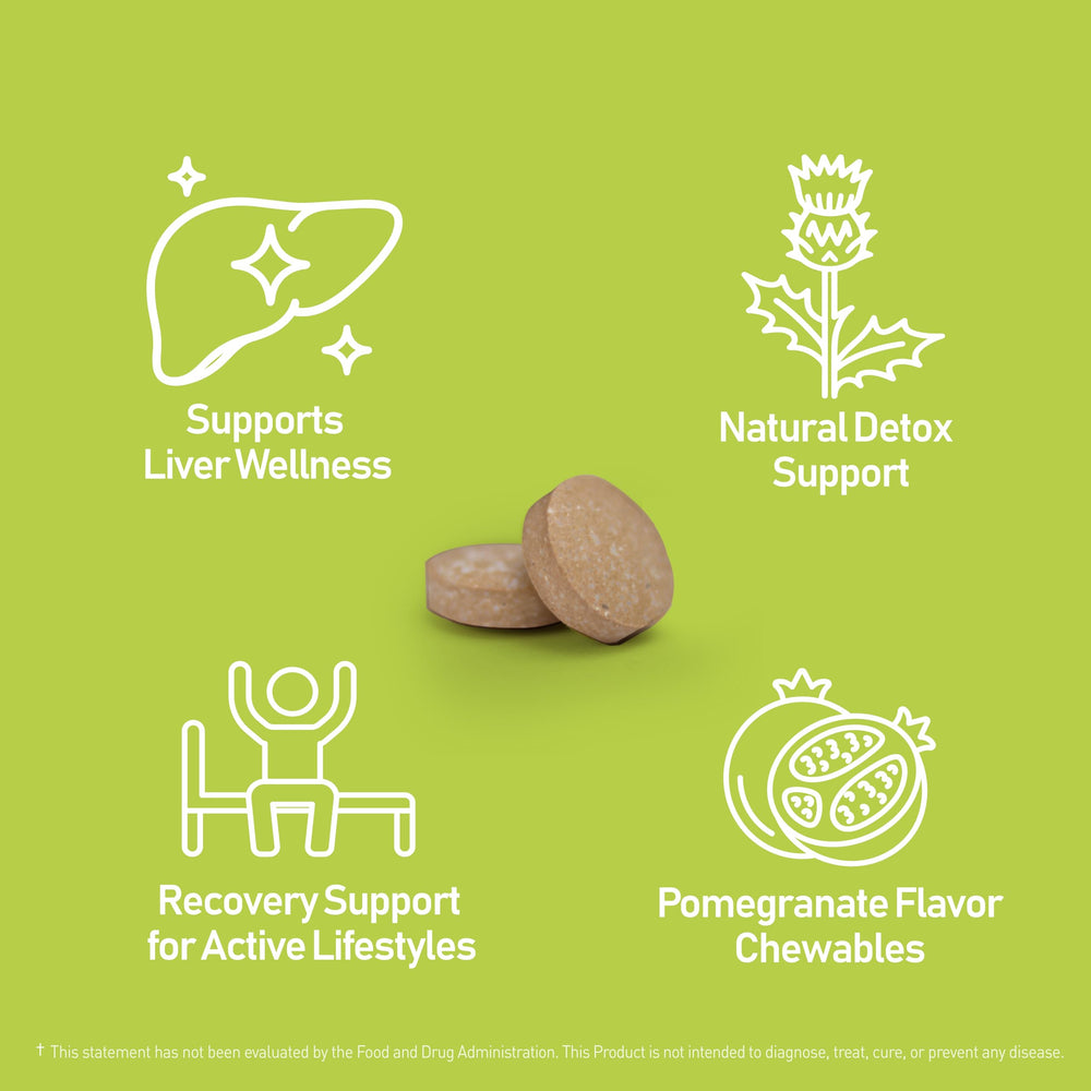 NANOWELL Fresh AM Detox tablets in hand illustrating easy daily use.