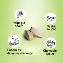 NANOWELL G-FOS tablets close-up for regularity and gut comfort