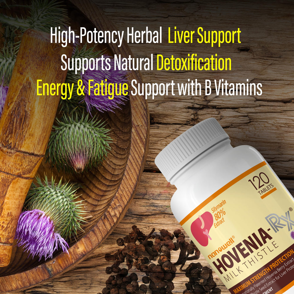 NANOWELL Hovenia-RX consumer taking tablets before festivities
