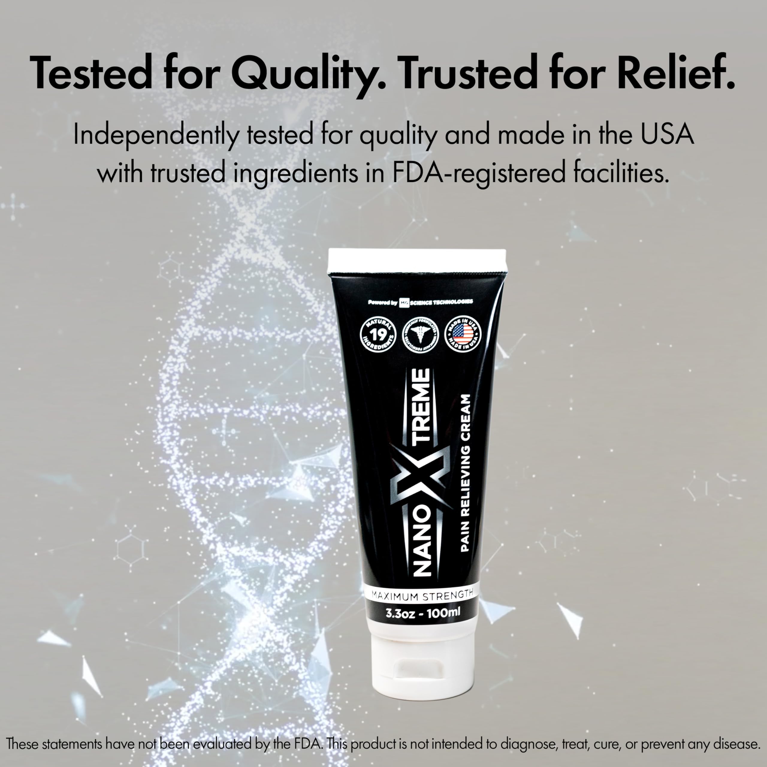 Nanoxtreme everyday use on back or shoulder to soothe sore areas.