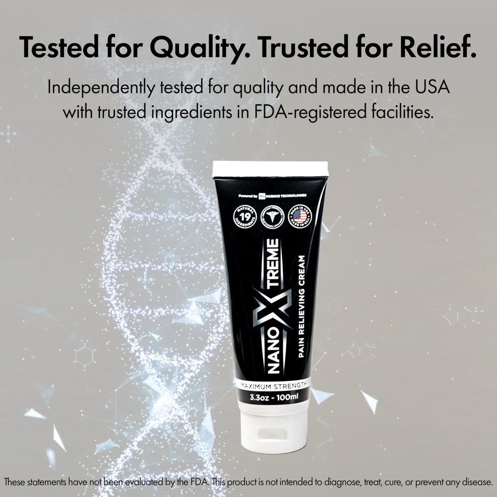 Nanoxtreme everyday use on back or shoulder to soothe sore areas.