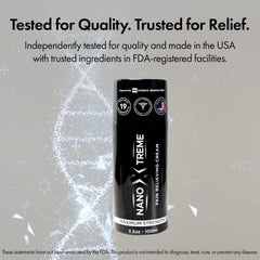 Nanoxtreme independently tested formula for safety and reliability.