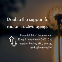 NAOMI astaxanthin-coq10 label shows key ingredients and potency at a glance.