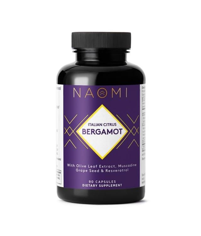 NAOMI Italian Citrus Bergamot bottle front for daily wellness routine