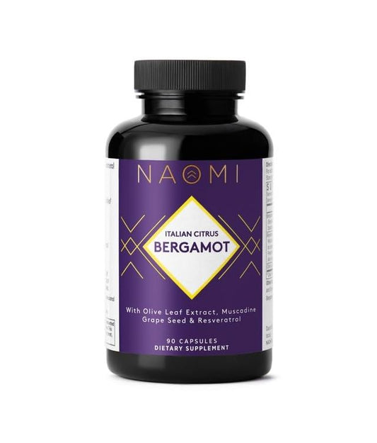 NAOMI Italian Citrus Bergamot bottle front for daily wellness routine