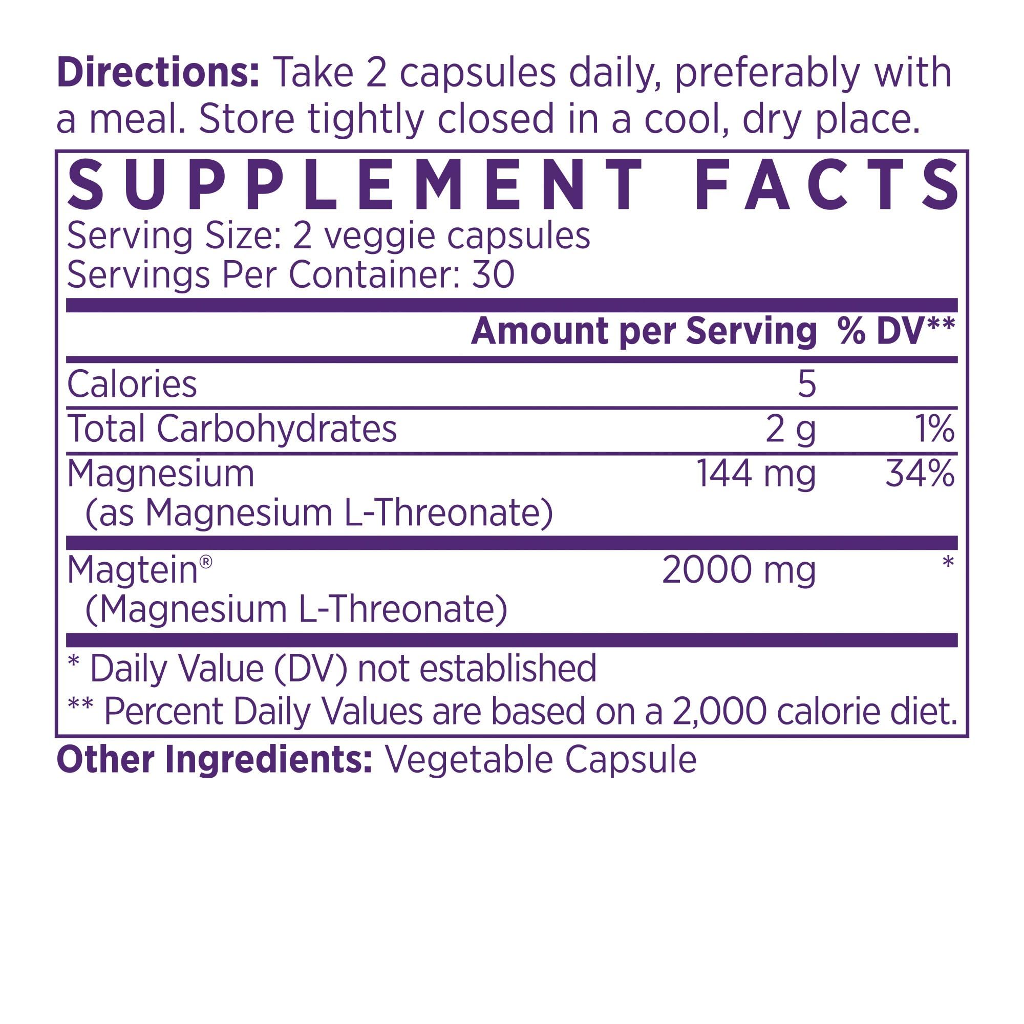 NAOMI Magtein capsules being dispensed for daily cognitive support.