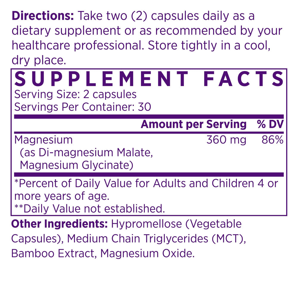 NAOMI Mighty Mg bottle open, easy dosing for flexible nightly rest