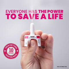 NARCAN used by first responders for swift opioid overdose reversal.