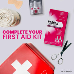 NARCAN OTC-eligible product for convenient access in emergencies.
