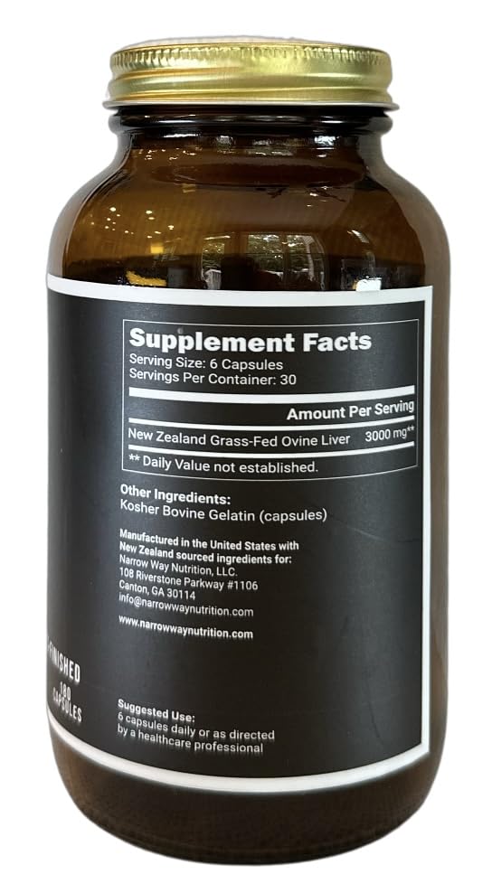 Close-up of Lamb Liver label emphasizes natural nutrient content