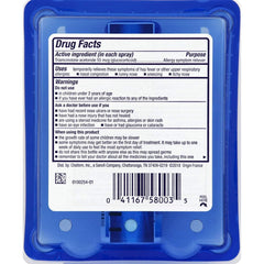 Nasacort Allergy 24 Hr box and bottle with clear product information.