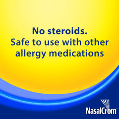 Nasalcrom used before exposure to allergens for prevention
