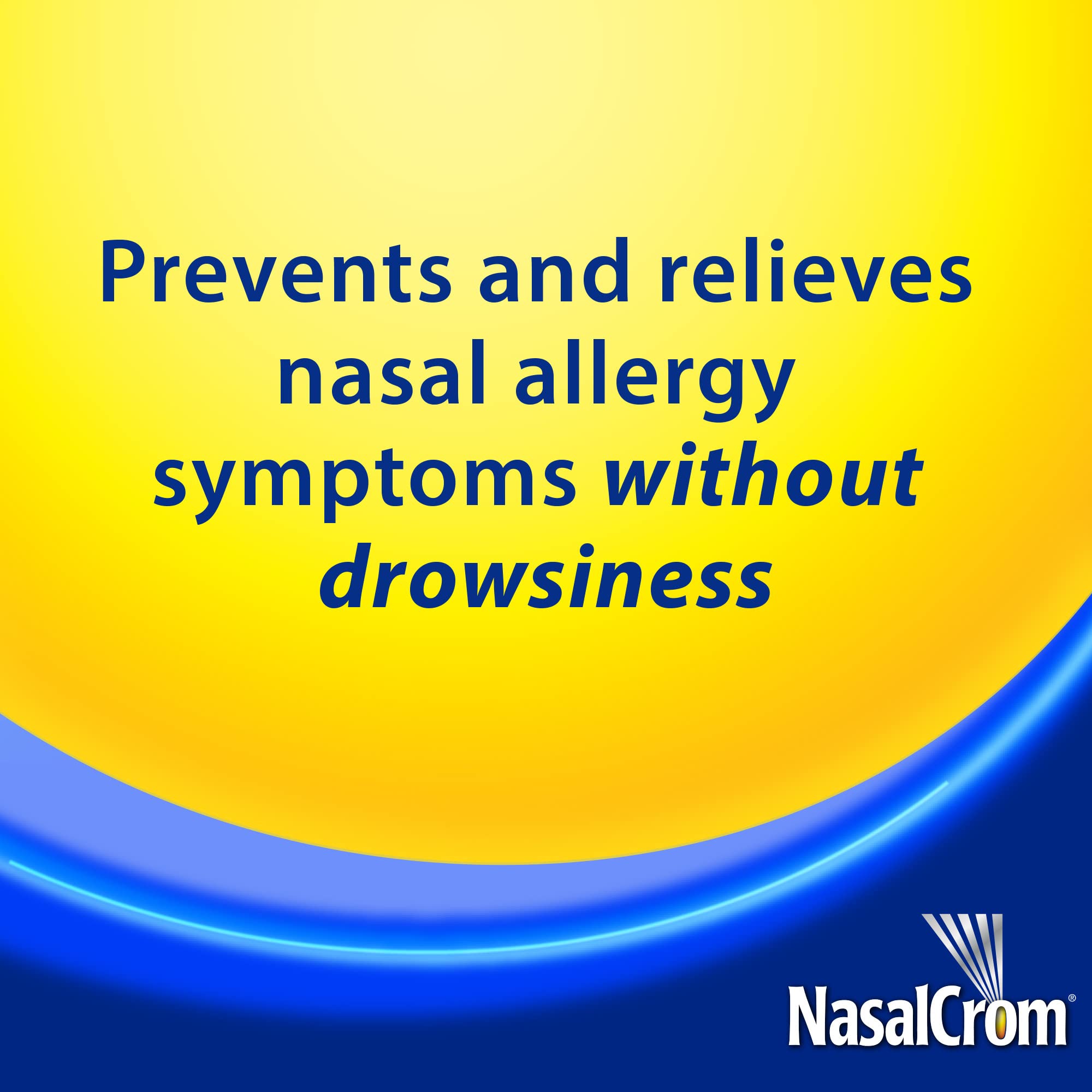 Nasalcrom non-drowsy formula provides relief without jitters