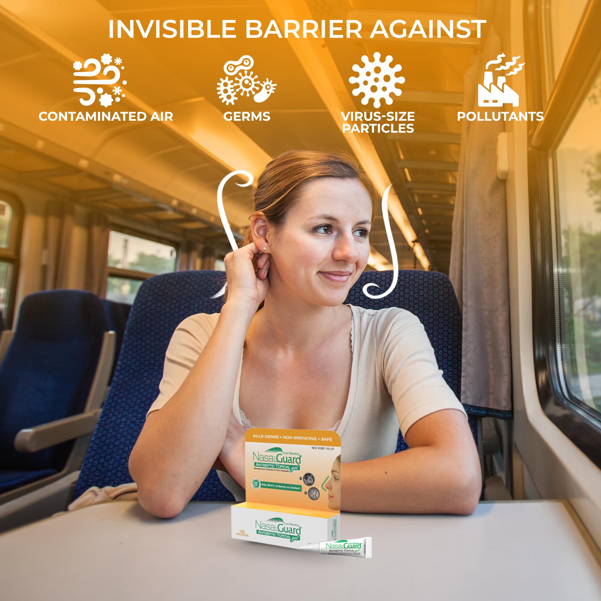 Alcohol-free NasalGuard formula offers gentle, non-irritating care.