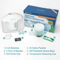 Nascool auto waste collection system safely collects rinse liquid.