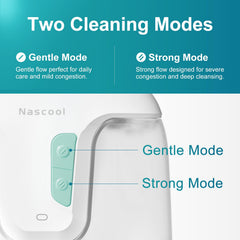 Nascool two nose pillows for soft, comfortable cleansing.
