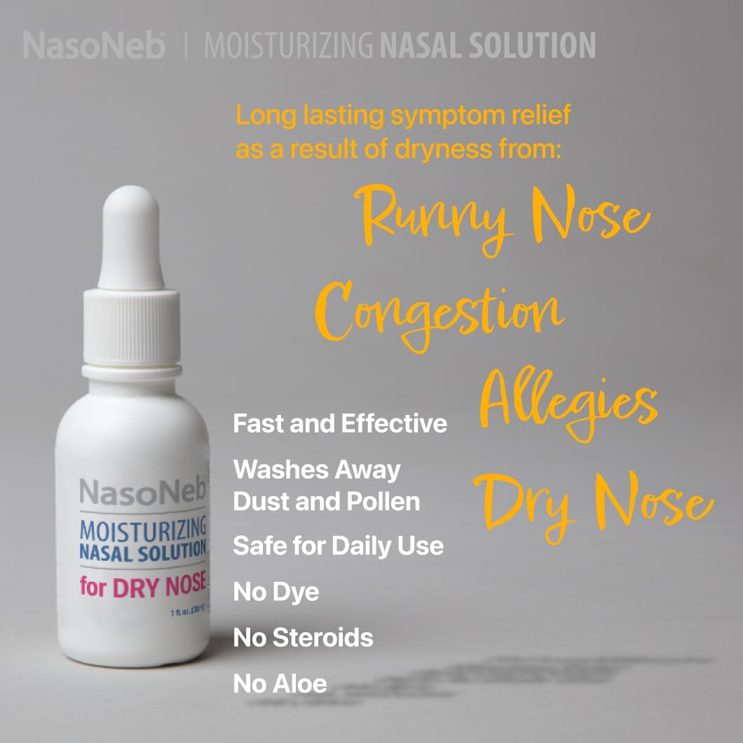 NASONEB usage scene showing restful, comfortable nose relief in a home setting.