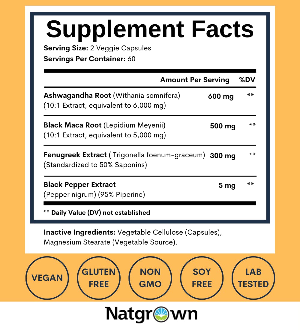 Natgrown Made in USA label on bottle