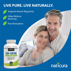 Naticura Hem-Control ingredients: diosmin and hesperidin for calm irritation