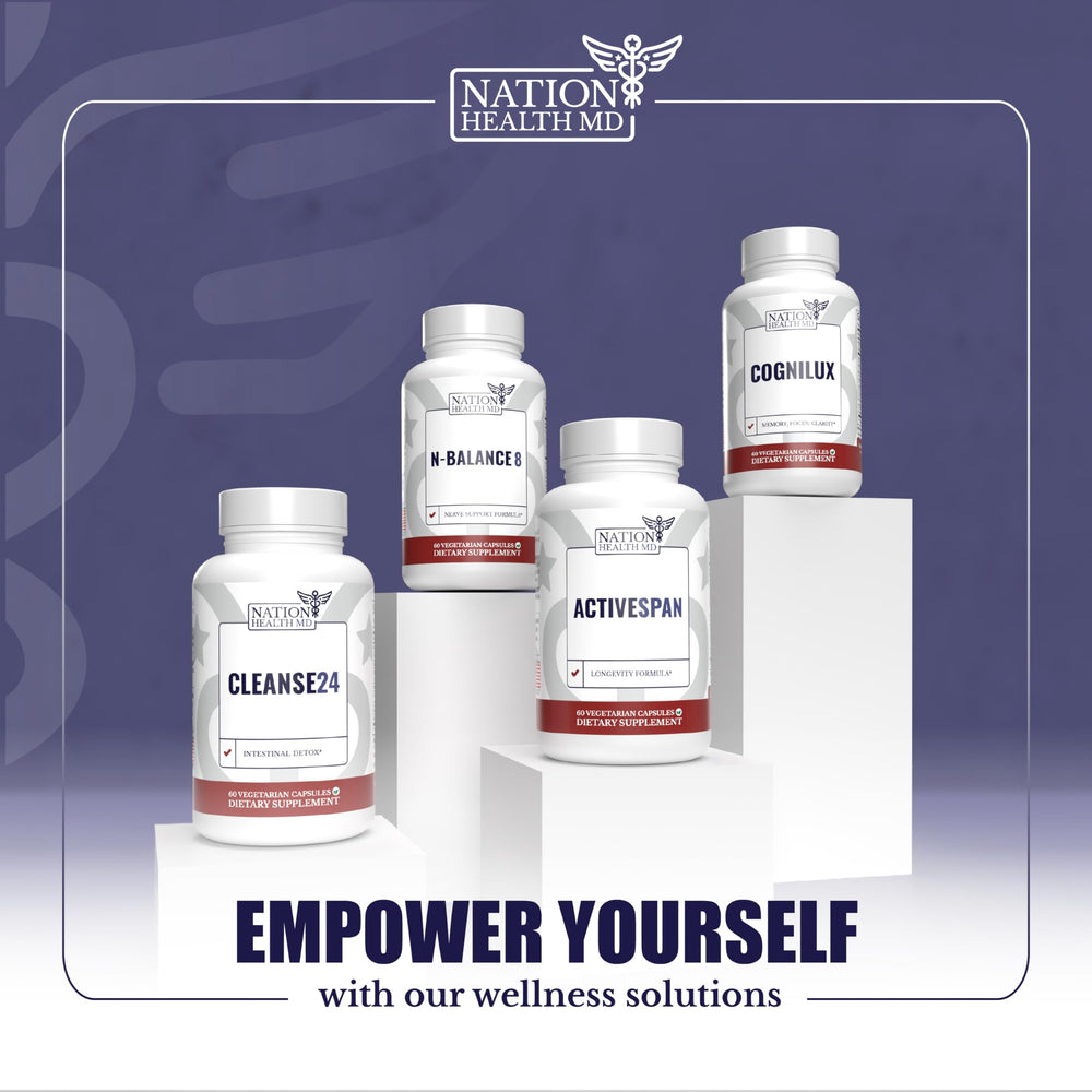 Nation Health MD ActiveSpan packaging on display communicates trusted longevity